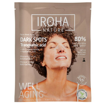 IROHA nature Dark Spots Tranexamic Acid Gesichtsmaske 25ml